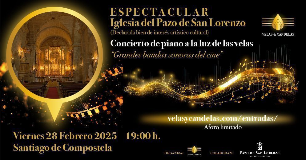 CONCIERTO BANDAS SONORAS EL CINE SANTIAGO DE COMPOSTELA