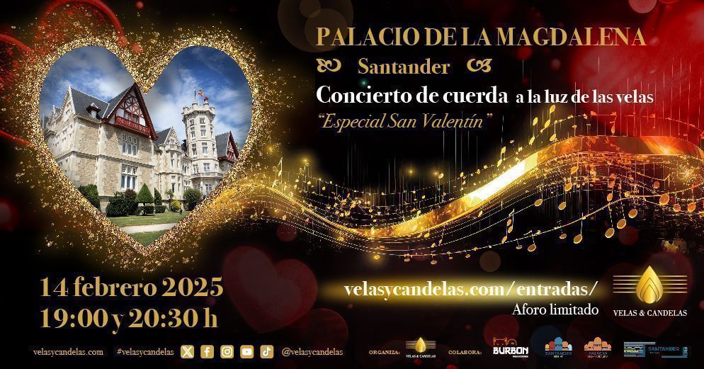 CONCIERTO ESPECIAL SAN VALENTÍN PALACIO DE LA MAGDALENA SANTANDER