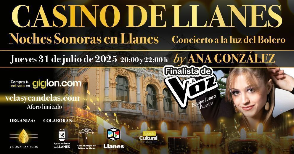 A LA LUZ DE BOLEROS Y COPLAS CON ANA GONZÁLEZ DE LA VOZ ESPAÑA