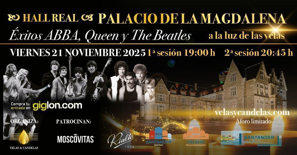CONCIERTO ESPECIAL ÉXITOS ABBA, QUEEN, THE BEATLES