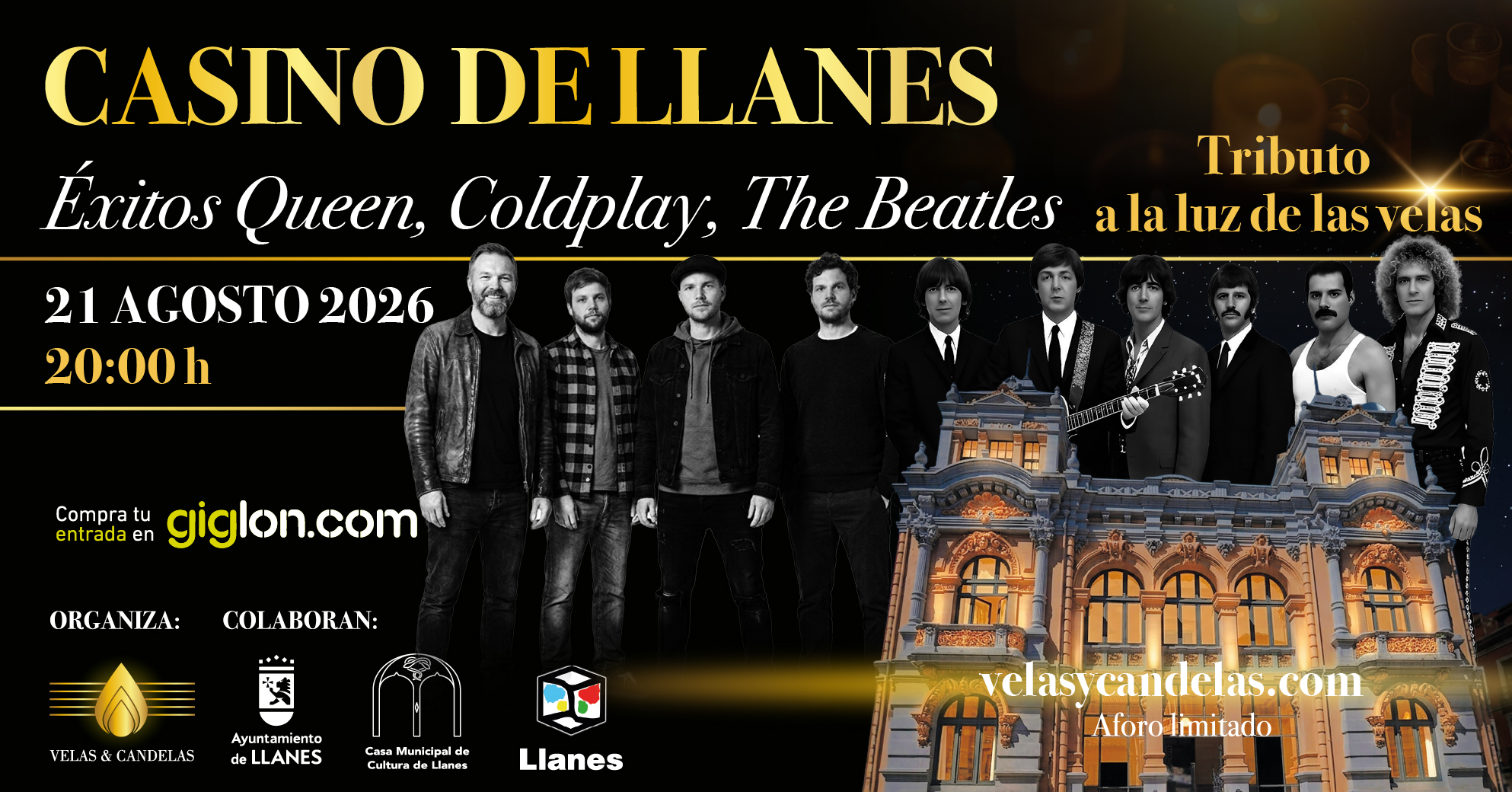 ÉXITOS DE QUEEN, COLDPLAY, THE BEATLES Y HANS ZIMMER