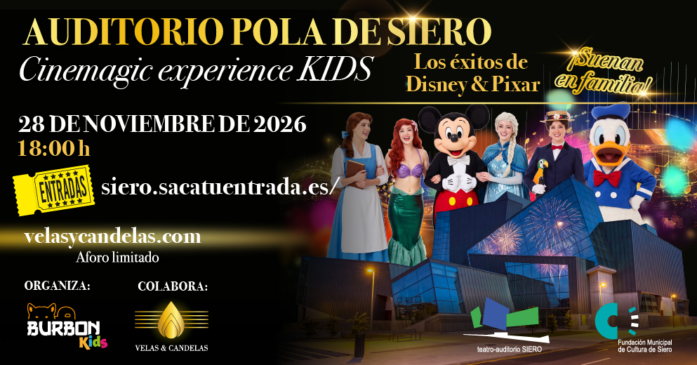 CINEMATIC EXPRIENCE KIDS – LA MÚSICA SUENA EN FAMILIA