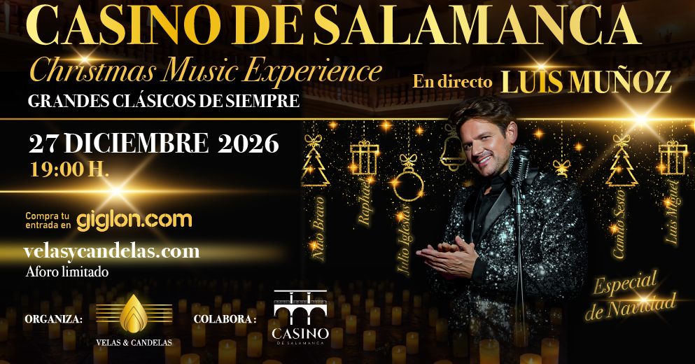 MUSIC EXPERIENCE · ÉXITOS DE NAVIDAD CASINO SALAMANCA 